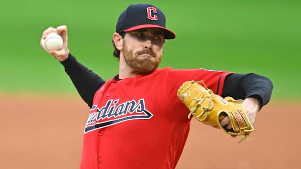 Cleveland Guardians pitcher Shane Bieber